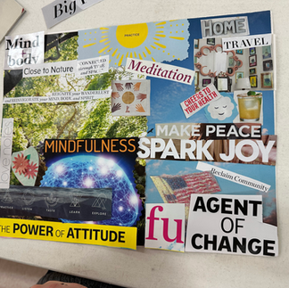 vision board collage