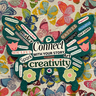 collage with words and pictures