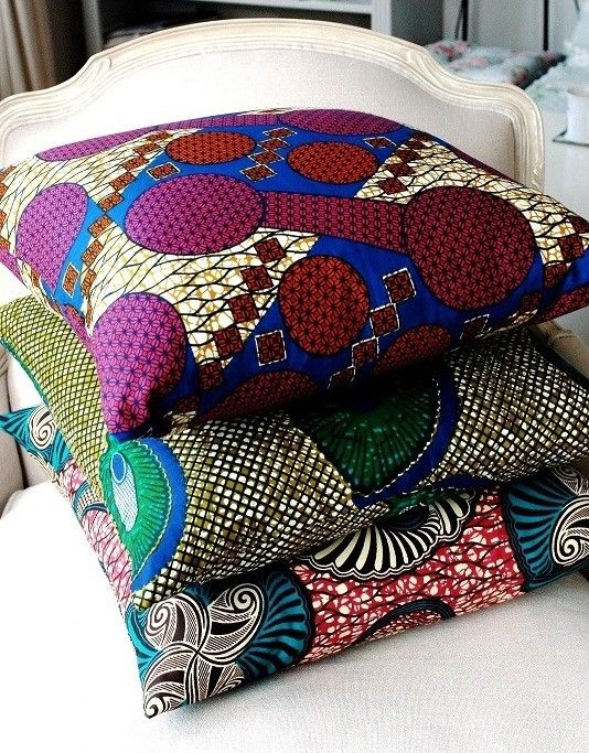 African Wax Prints Home Decor