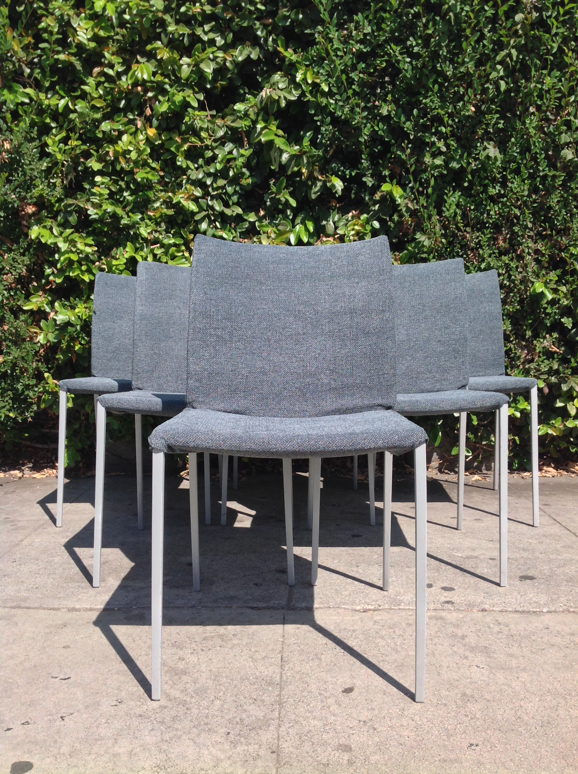 Set of six Italian chairs