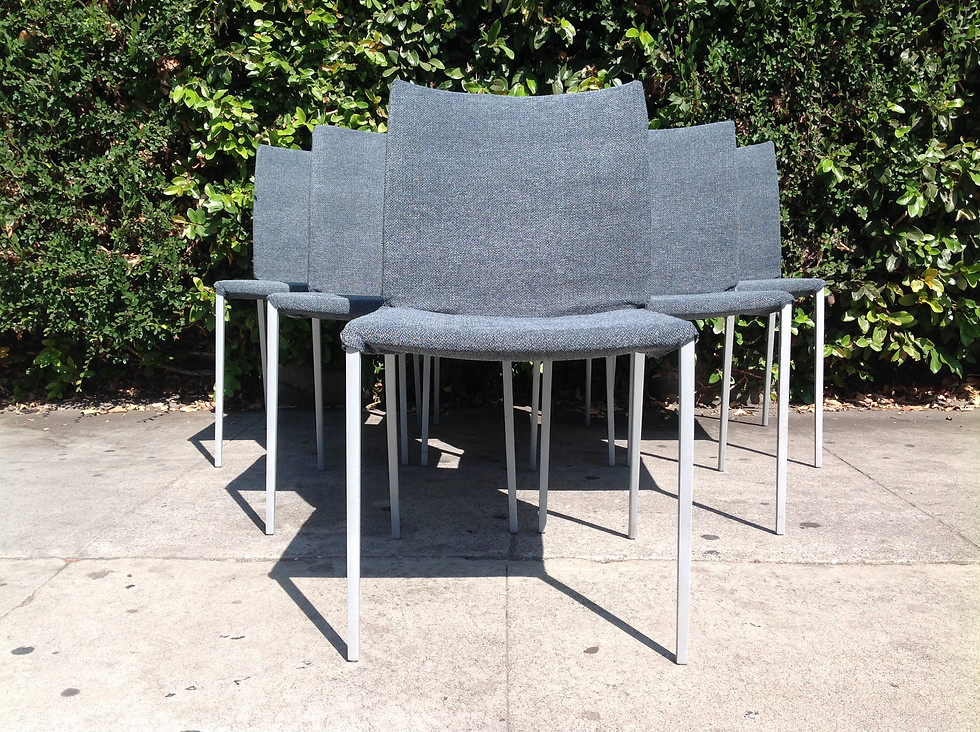 Thumbnail: Set of six Italian chairs