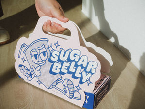 sugar belly on ground with sunlight and shadow