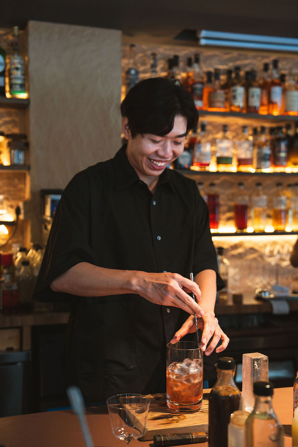 Mixologist at heart first, founder second.