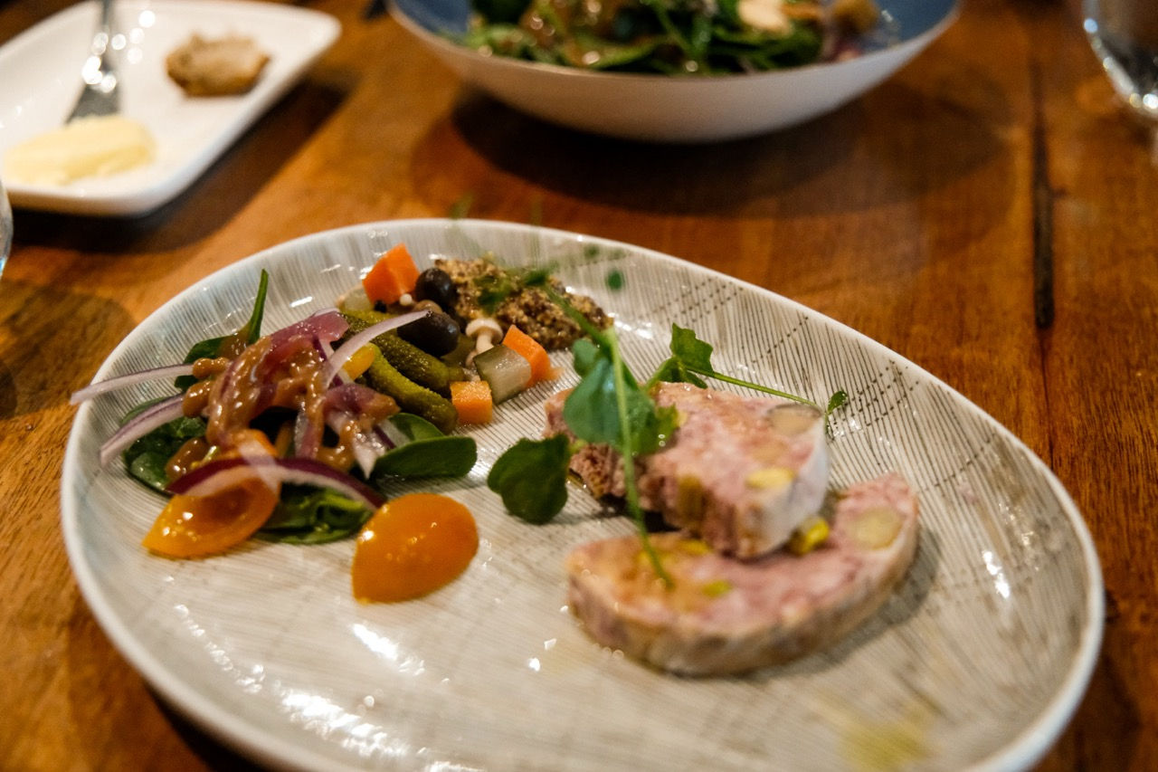 duck terrine with pickles