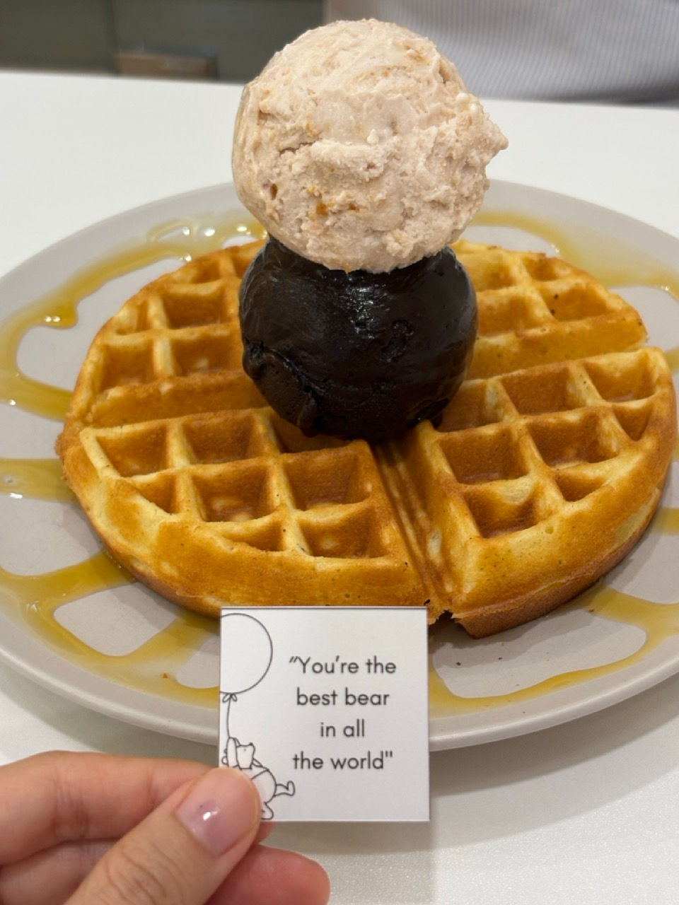 The best waffles in all of Singapore? HeHe...