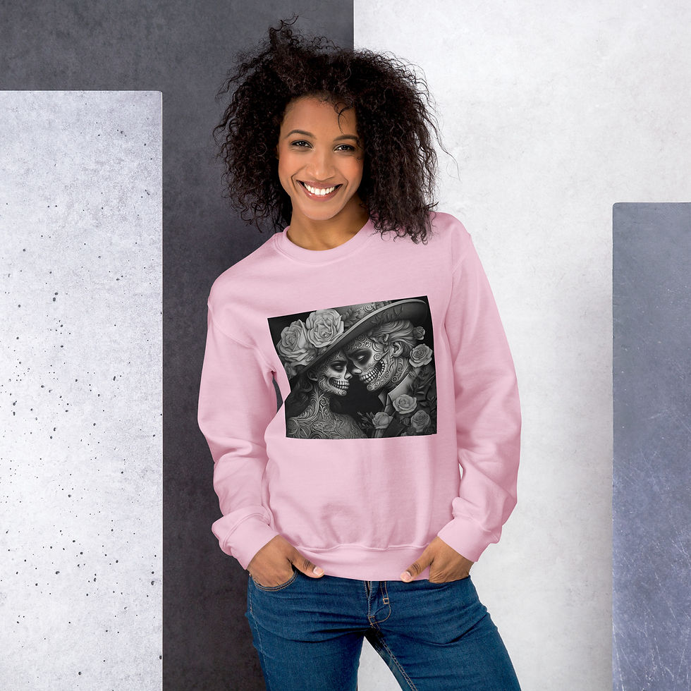 Thumbnail: Unisex Day of the Dead Unisex Sweatshirt