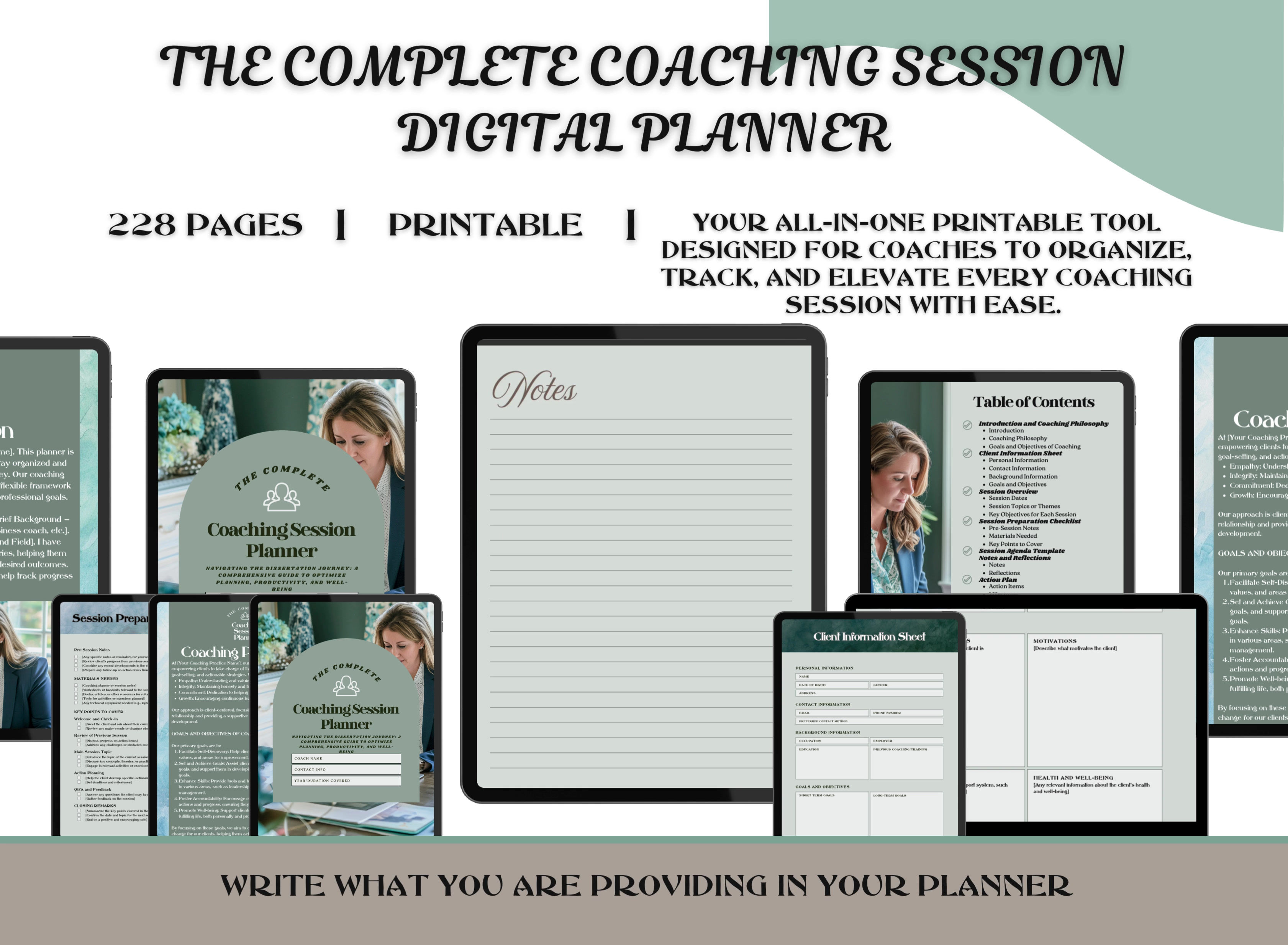 The Complete Coaching Session Planner
