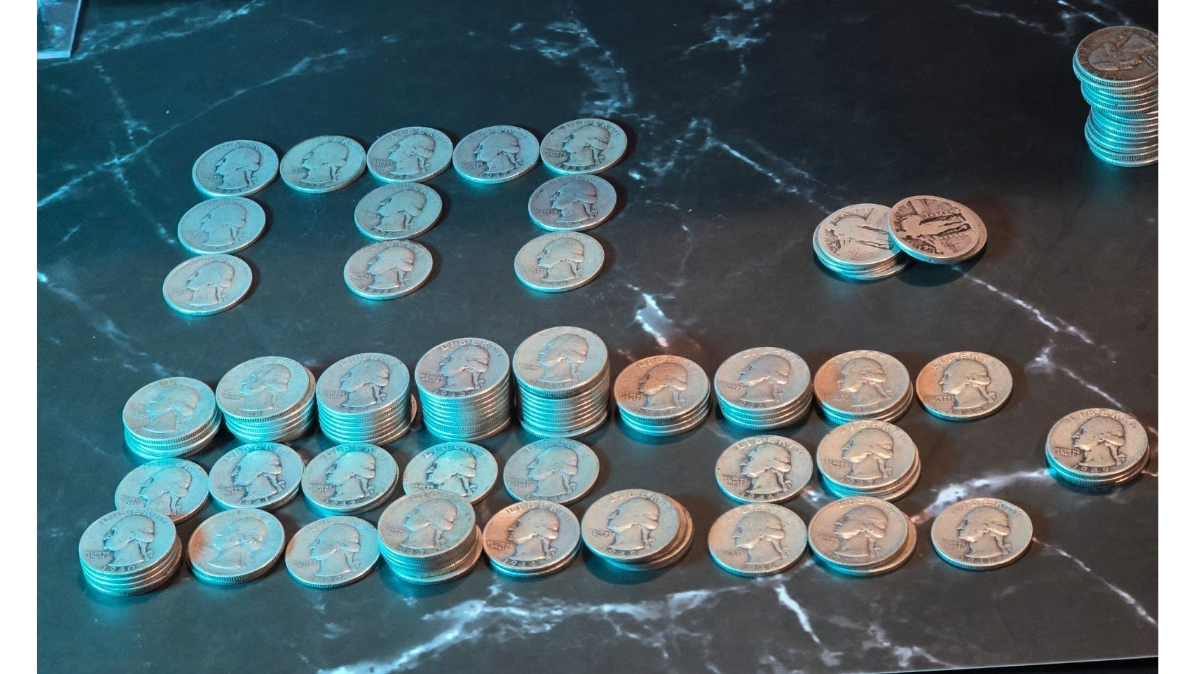 10 Silver Quarters – Random Dates 1932–1964 – 90% Silver U.S. Coins