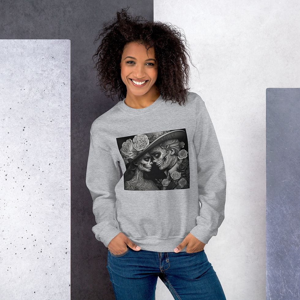 Thumbnail: Unisex Day of the Dead Unisex Sweatshirt