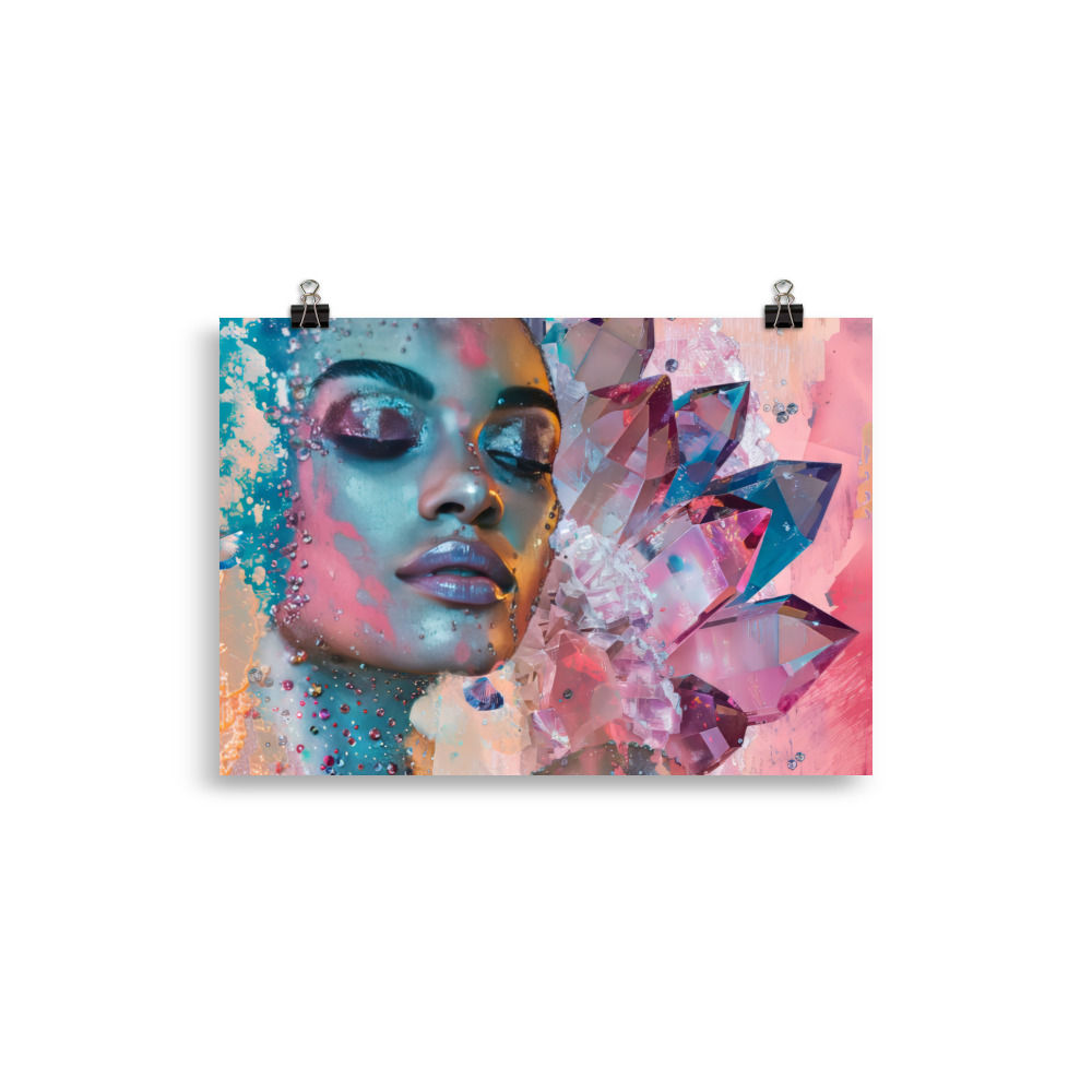 Crystal Dreamscape" Art Poster