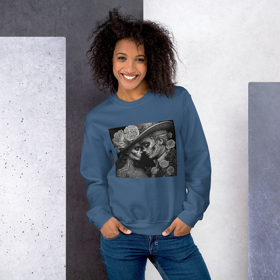 Thumbnail: Unisex Day of the Dead Unisex Sweatshirt
