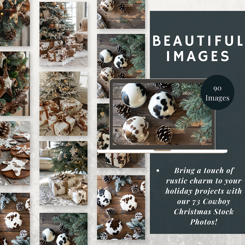 Thumbnail: 73 Cowboy Christmas Stock Photos | Western Holiday Aesthetic Images with MRR &