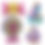 Thumbnail: Kids Jumbo Macaroon Magnetic Building Blocks 120 Piece Set