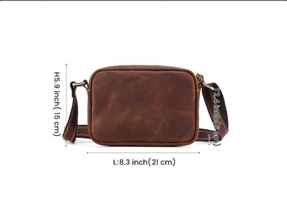 Thumbnail: Unisex Leather Bag