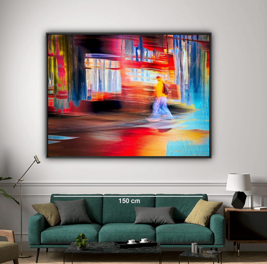 Neon Passage Limited Edition wall art print by Douglas Carr at Oslo Art Prints