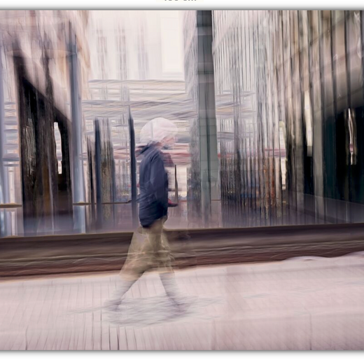 Barcode Stroller Limited Edition wall art print by Douglas Carr at Oslo Art Prints