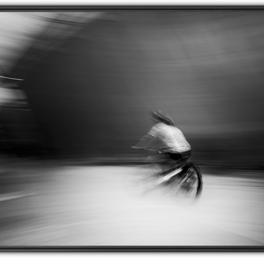 Cyclist in Flux Limited Edition by Douglas Carr Photography at Oslo Art Prints