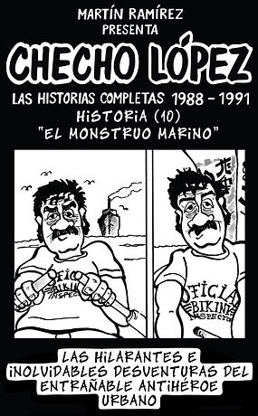 Libro de cómics Checho López Las Historias Completas 1988 – 1991 versión electrónica Portada Historia (10) El Monstruo Marino