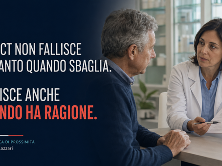 Il POCT non fallisce soltanto quando sbaglia. Fallisce anche quando ha ragione.