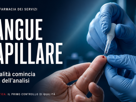 Sangue capillare e POCT in farmacia: la qualità diagnostica comincia dalla fase preanalitica