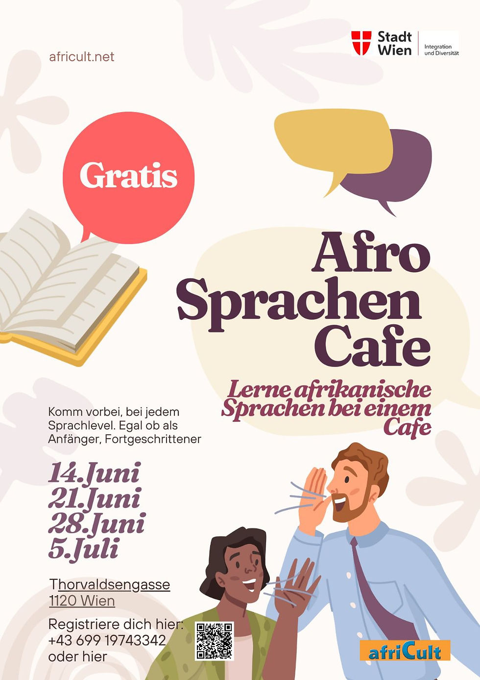 Afro Sprachen Cafe: Lerne Afrikanische Sprachen bei einen Cafe