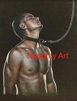 card print art sexy adult discretion Naughty Art bondage