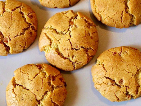Brown butter, salted caramel cookies