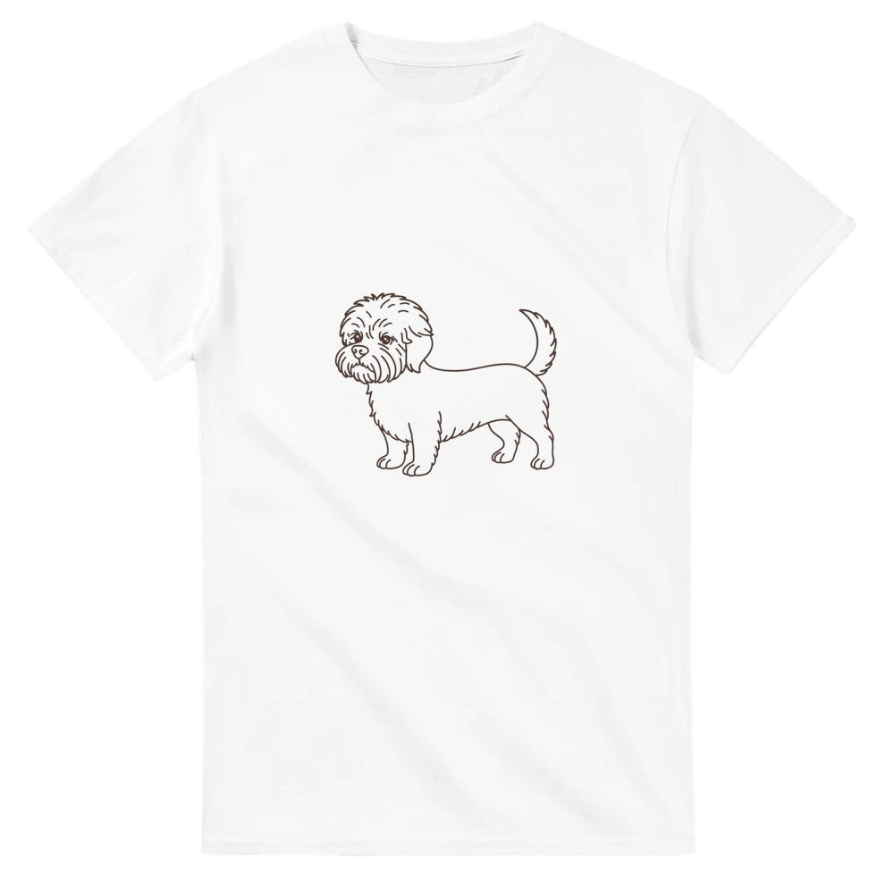 Dandie Dinmont Terrier T-Shirt – Heavyweight Cotton Tee for Dog Lovers