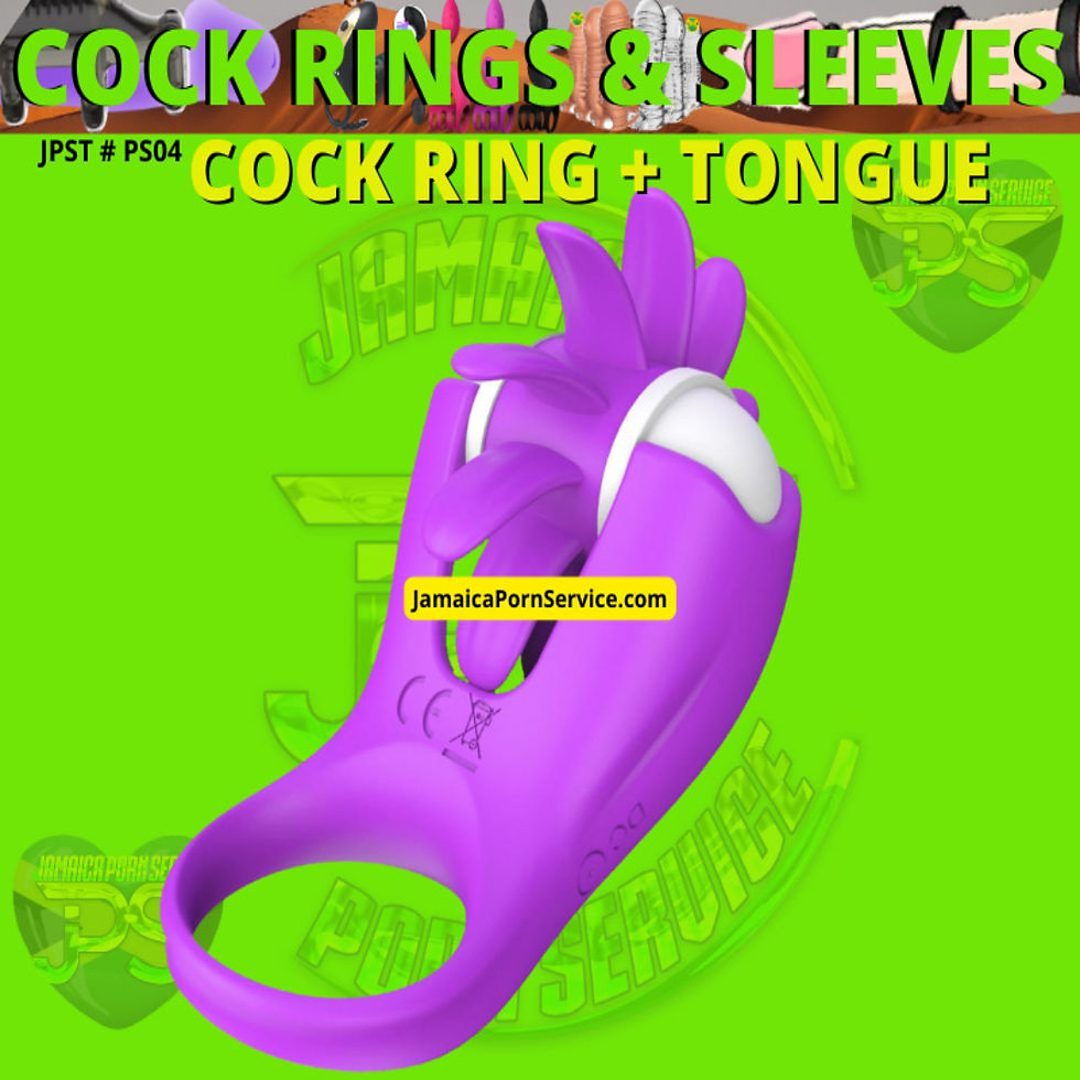 Thumbnail: Clit Licking Vibrating Cock Ring 