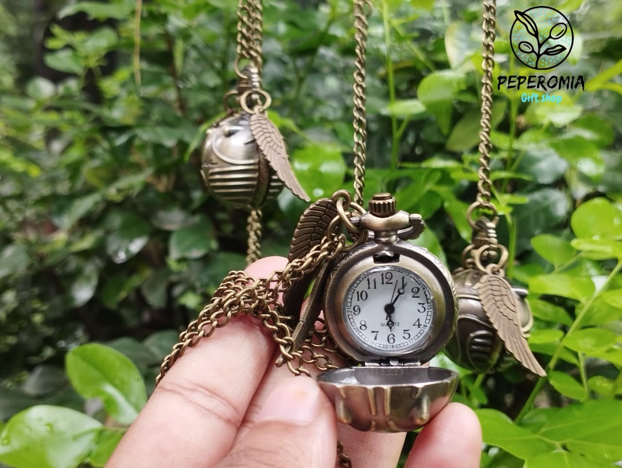 Golden snitch pocket watch। Harry potter quidditch ball।