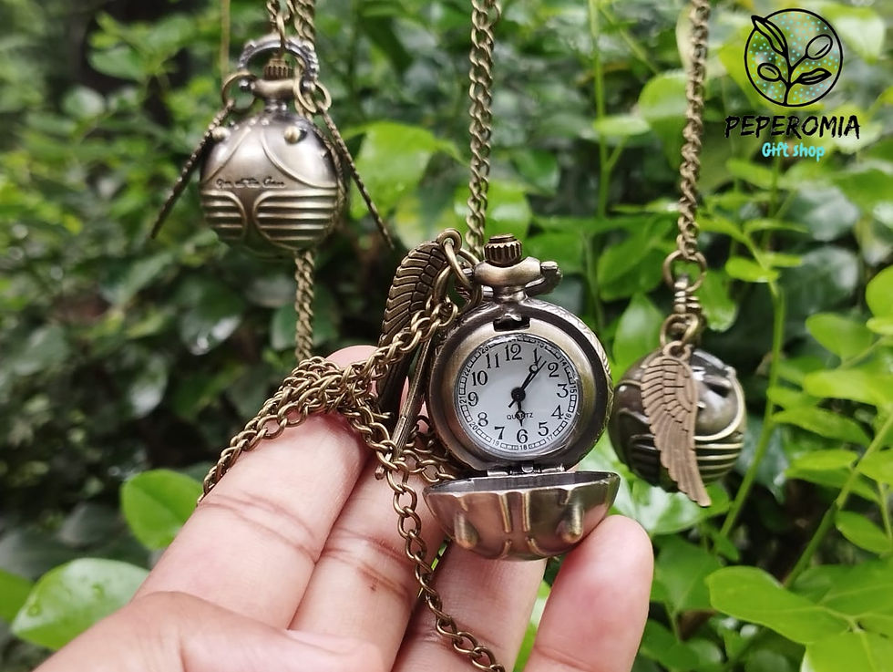 Thumbnail: Golden snitch pocket watch। Harry potter quidditch ball।