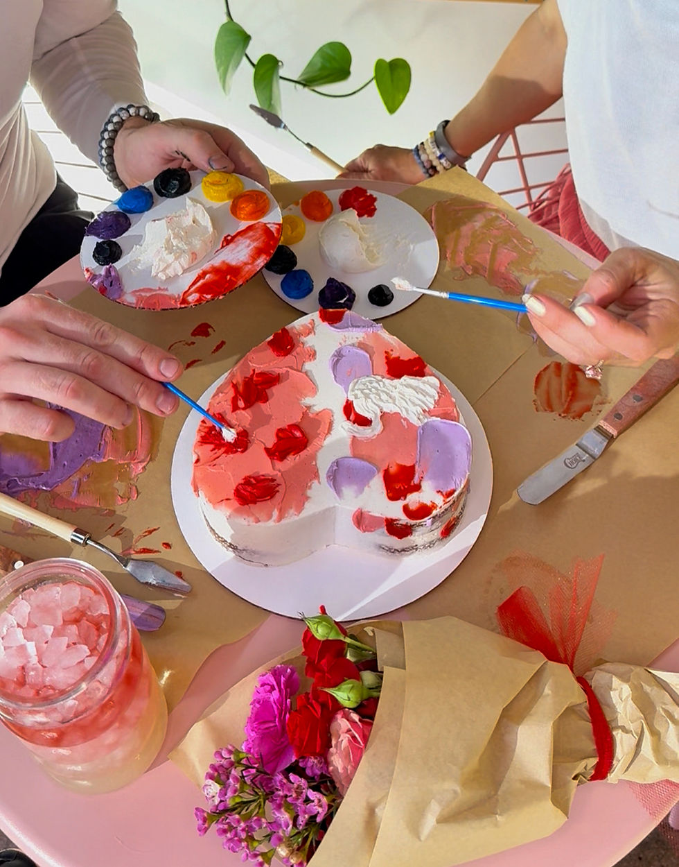 Cake Canvas Valentine's DUO Event - Sat 2/14, 1PM