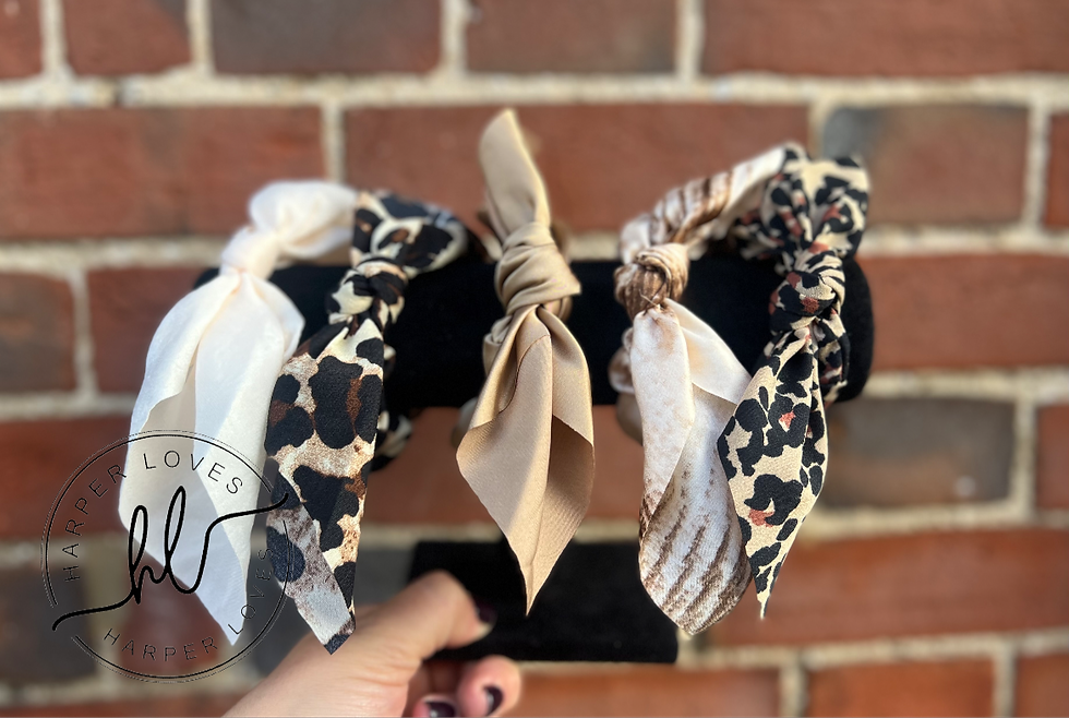 Thumbnail: Our Harper Loves Silk Autumnal Hair Scrunchies 159