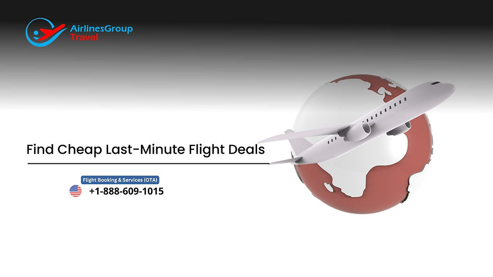 Last Minute Flight Deals