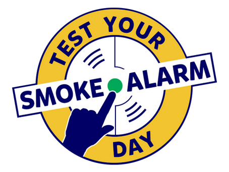 Test your smoke alarm day logo