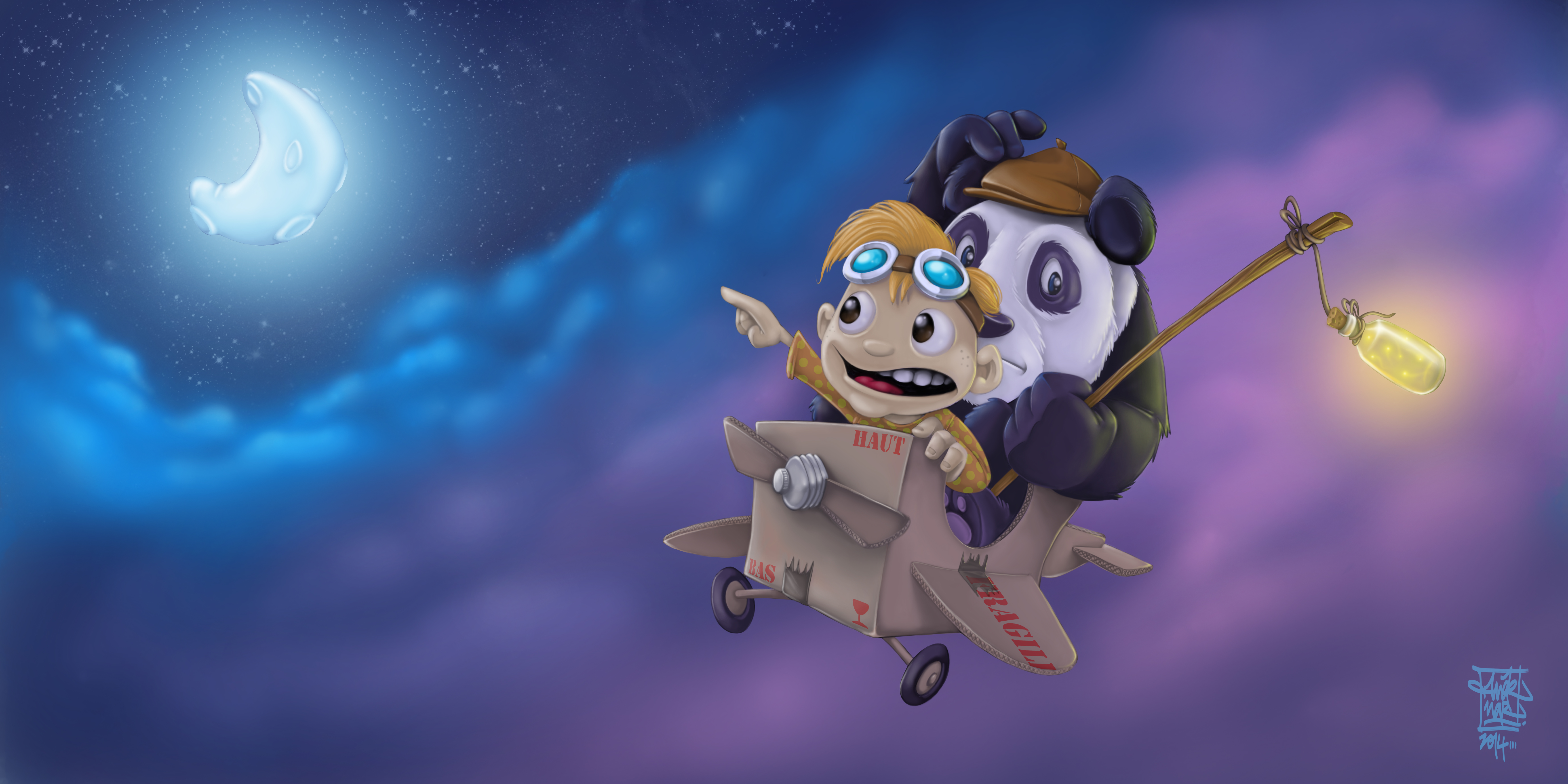 Flying paperboard HD