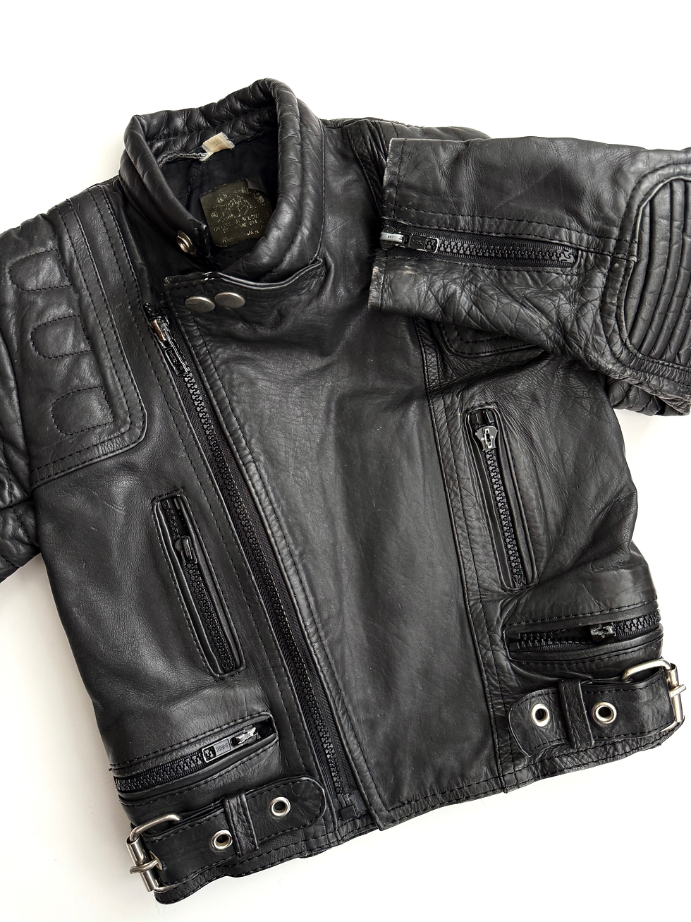 Thumbnail: Faux Leather Jacket- Age 4 Years 