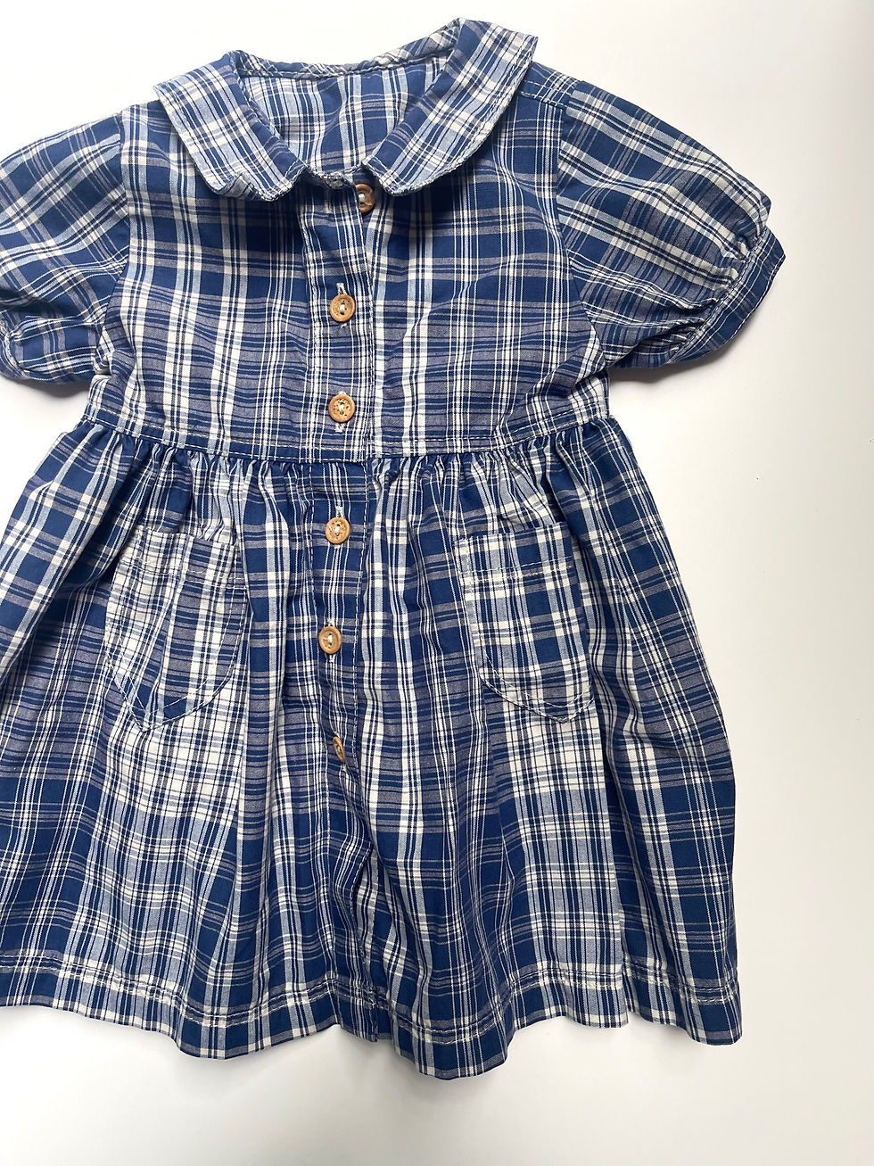 Thumbnail: Vintage Checked Dress - Age 6-12 Months 