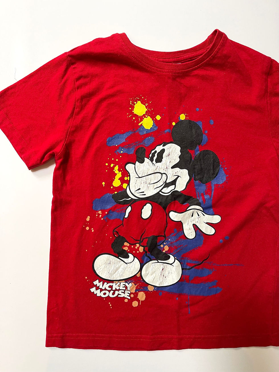 Thumbnail: Original Disney Mickey Mouse Tee- Age 7-8 Years