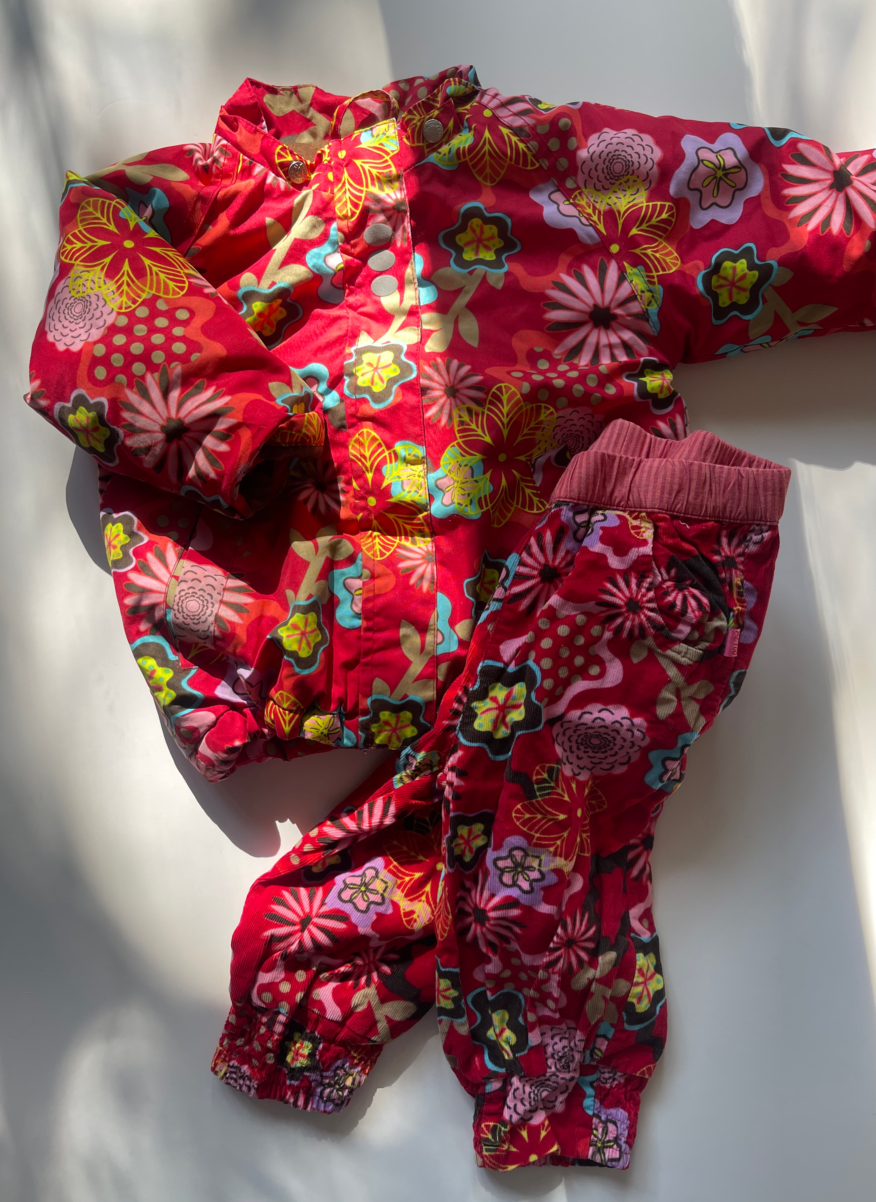 Winter Floral Two Piece- Age 18-24 Months 