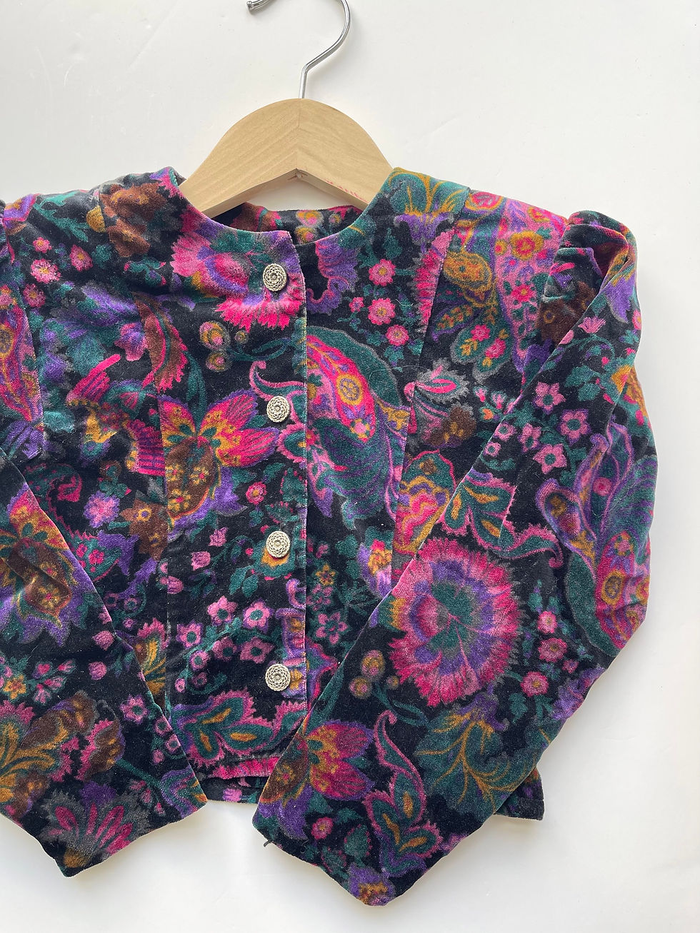 Thumbnail: Vintage Velour Jacket- Age 6 Years