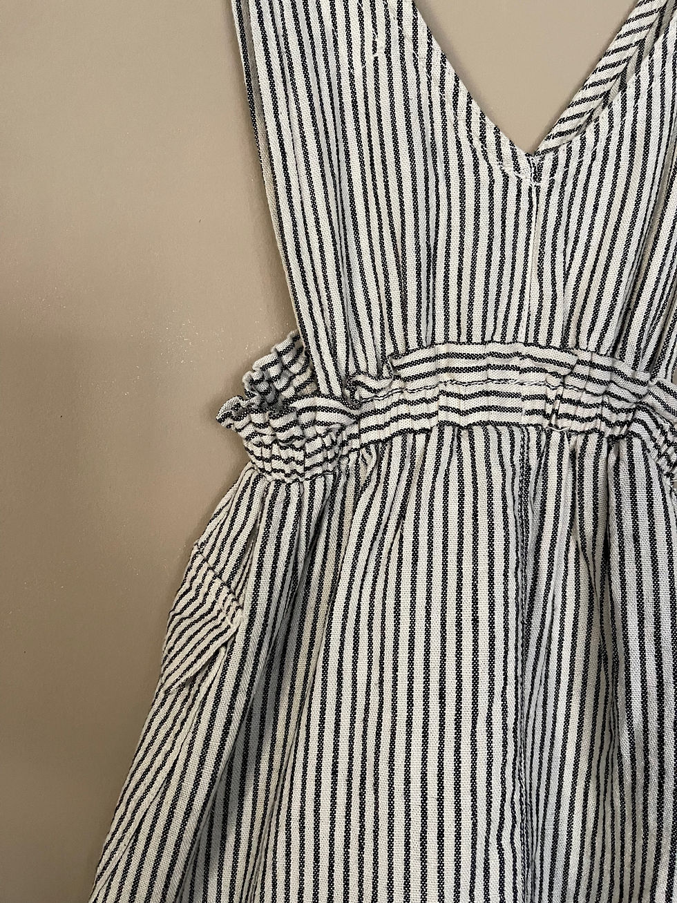 Thumbnail: Striped Linen Dress- Age 18 Months