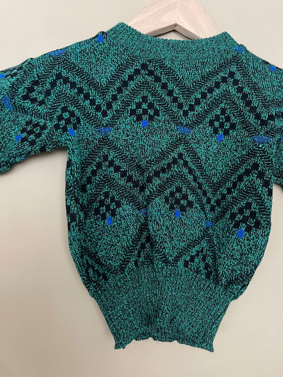 Thumbnail: Vintage Knitted Jumper- Age 6-9 Months 