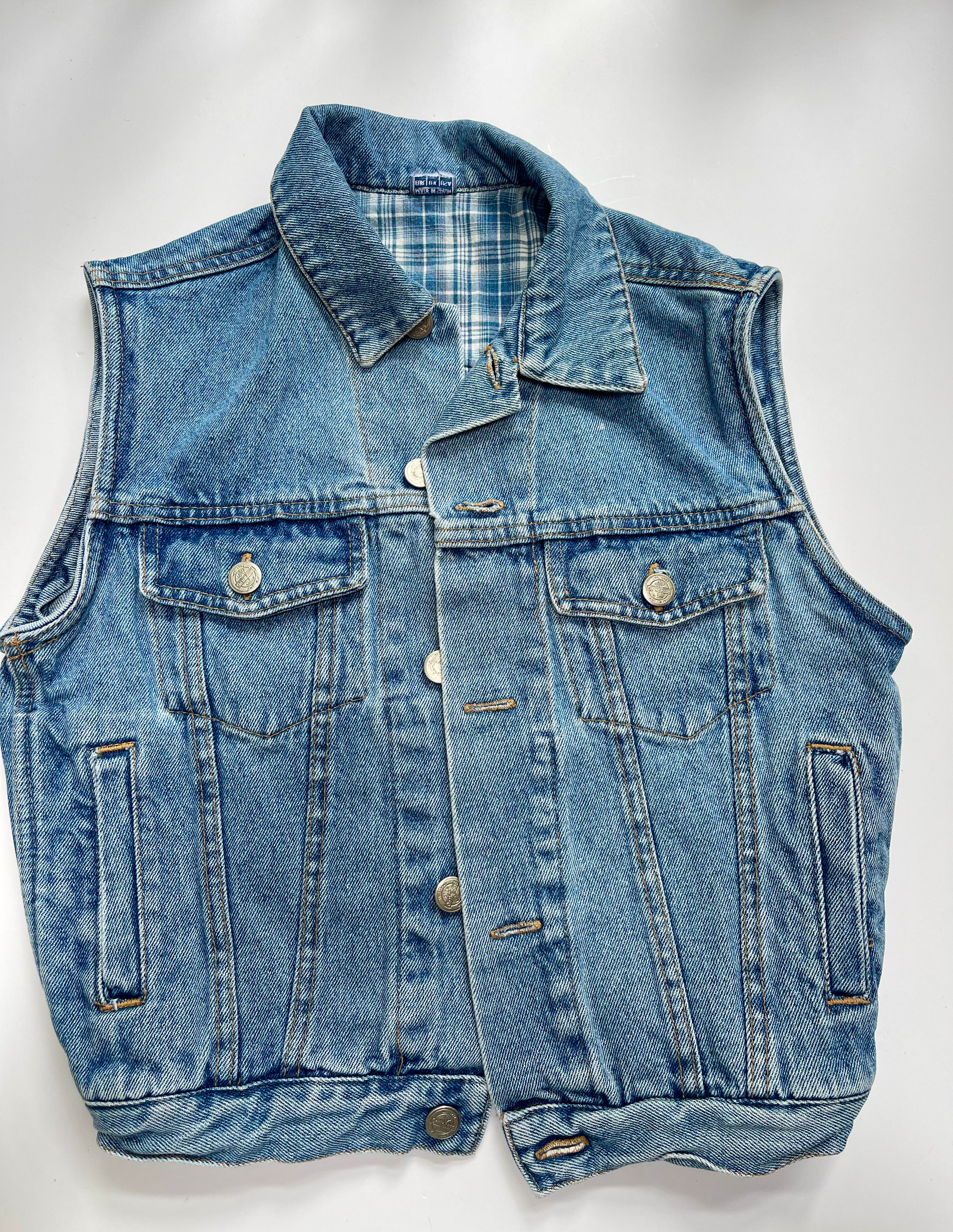 Vintage Denim Waistcoat- Age 6/7 years