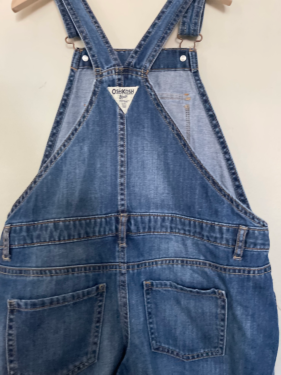 Thumbnail: Oshkosh Denim Dungarees- Age 12 Years