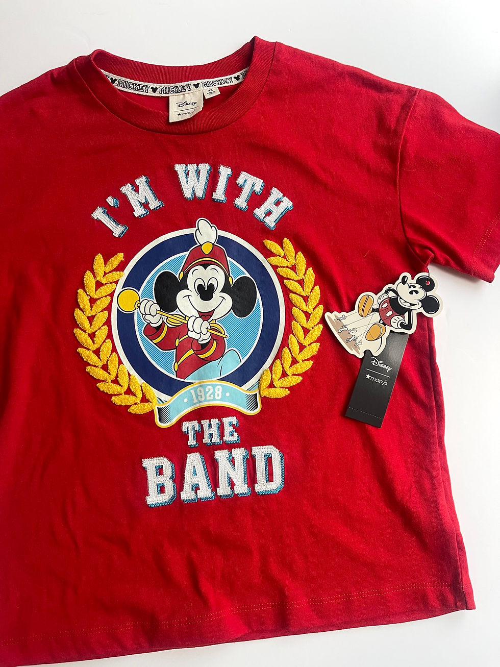 Thumbnail: Macy’s Mickey Tee- Age 7 Years (Brand New) 