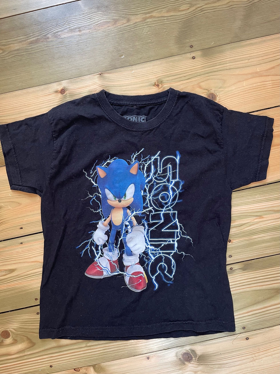 Thumbnail: Vintage Sonic The Hedgehog Tee- Age 7-8 Years