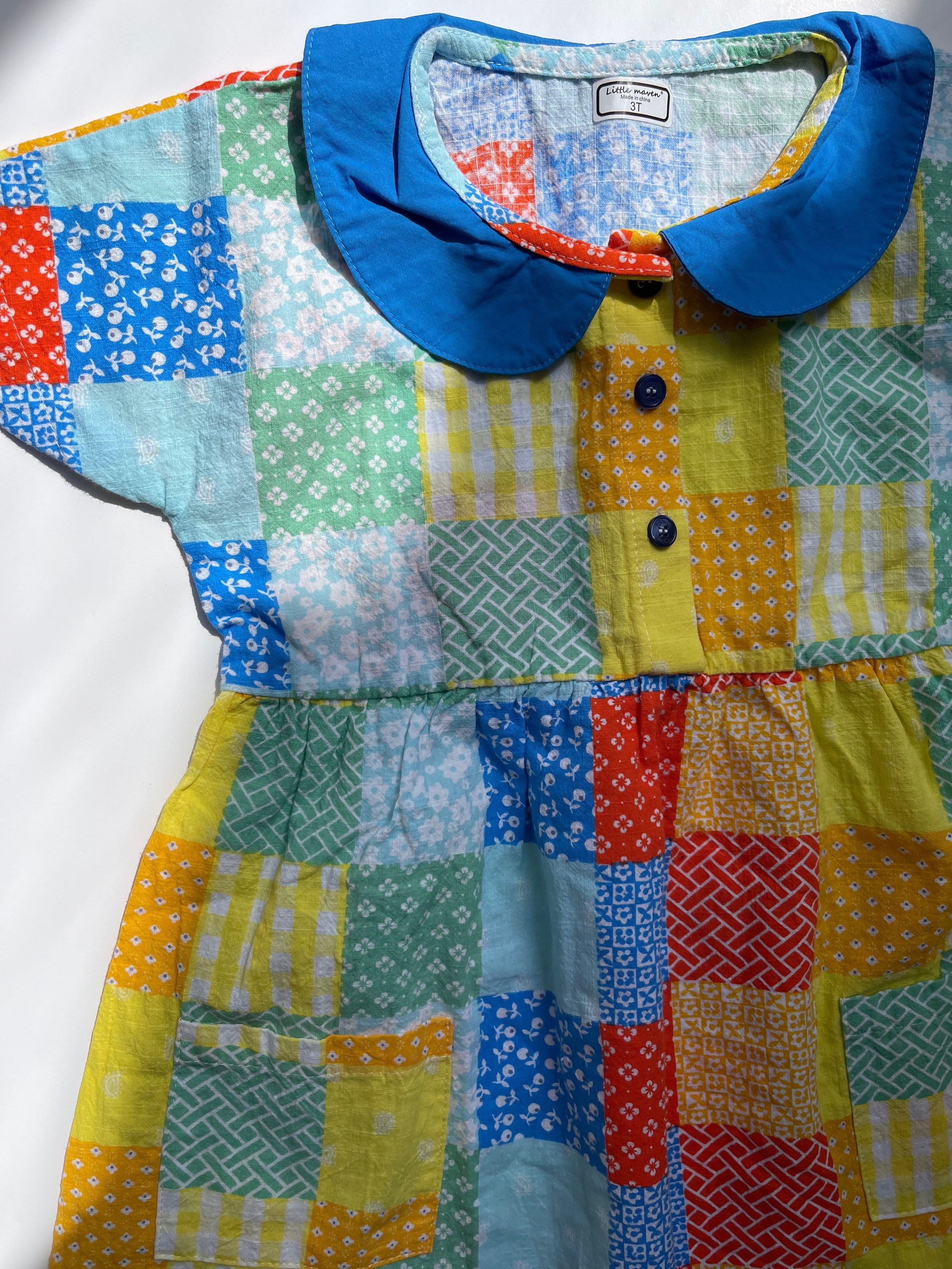Patchwork Dress- Age 3 Years 