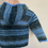 Thumbnail: Vintage Blue Knitted Cardigan - Age 9 Months