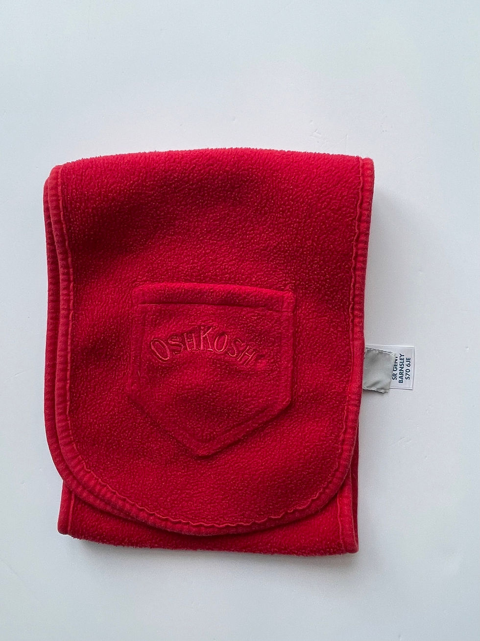 Thumbnail: Vintage Osh Kosh Fleeced Scarf